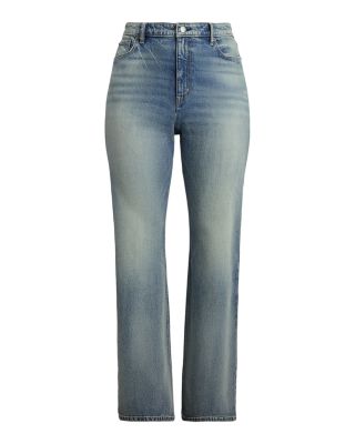 Plus High Rise Wide Leg Jeans