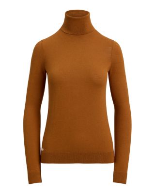Silk Blend Turtleneck Sweater