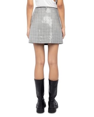 Jaime Car Sequins Mini Skirt 