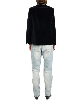 Verysa Velvet Blazer