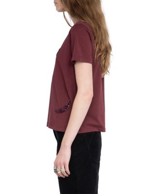 Alys HC Embroidery Wings Top