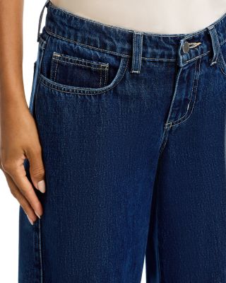 Savina High Rise Wide Leg Jeans in Marseille