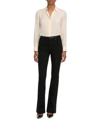 The Reboot High Rise Cropped Bootcut Jeans in Levitate