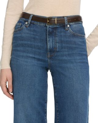 Le Slim High Rise Ankle Crop Palazzo Jeans in Elixir Raw After