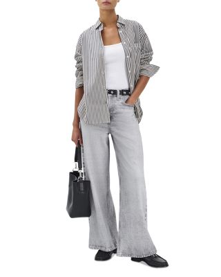 Miramar Sofie Wide Leg Jeans in Icey Gray