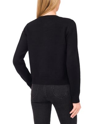 Ribbon Appliqu&eacute; Cardigan