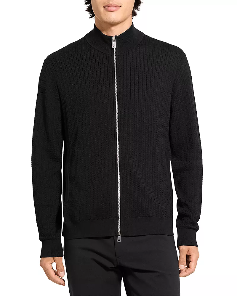 Theory Walton Textured Sweater Jacket