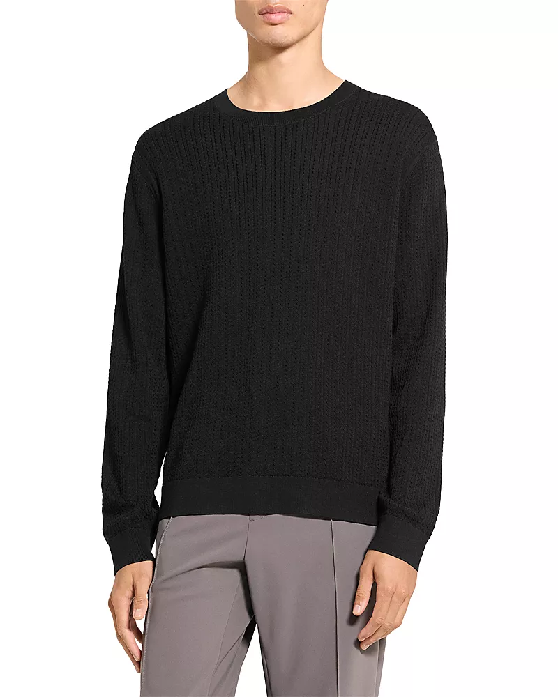 Theory Riland Cable Knit Sweater