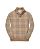 Camel Heather Plaid Intarsia