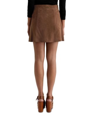 Evie Suede Mini Skirt