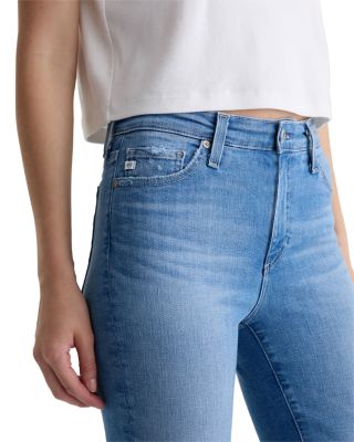 Mari High Rise Slim Straight Jeans in Minimalist