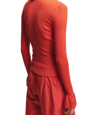 Watson Wool Ruffle Knit Sweater