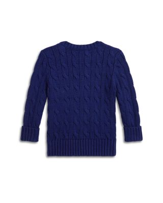 Polo Boys' Polo Bear Cable Knit Cotton Sweater - Baby
