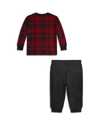 Boys' Polo Bear Jersey Tee & Fleece Pant Set - Baby