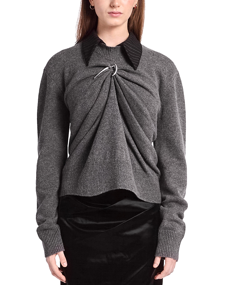 Kate Barton Crewneck Sweater In Gray