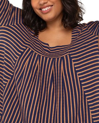 Long Sleeve Square Neck Knit Top