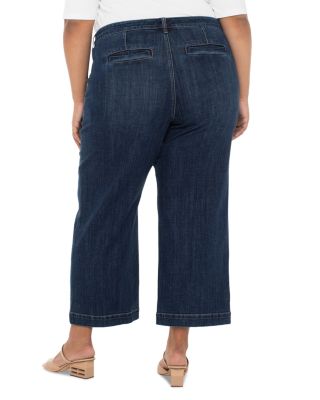 Stride High Rise Wide Leg Jeans in Albany