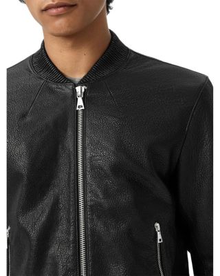 Xavier Pebbled Leather Jacket