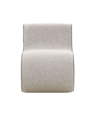 Senna Speckled Boucle Accent Chair in Grey