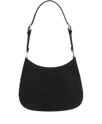 Cleo Satin Bag with Crystals