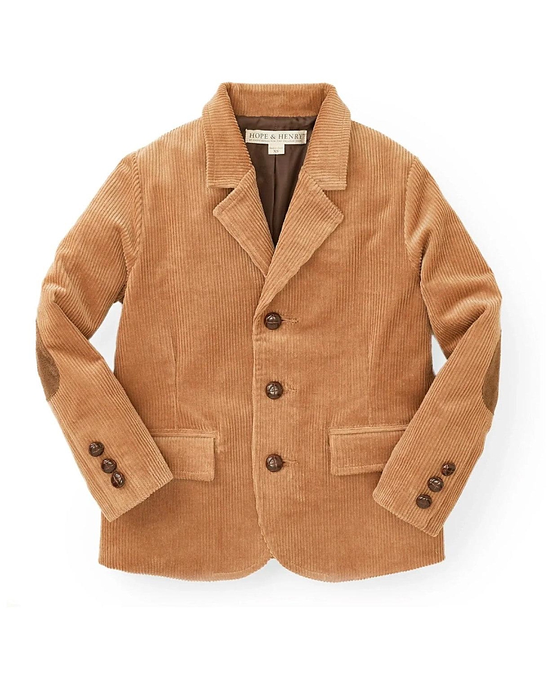 Hope & Henry Boys' Organic Corduroy Blazer - Little Kid, Big Kid