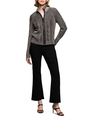 Engineered Zip Cardigan