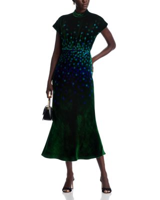 Fabienne Velvet Midi Dress