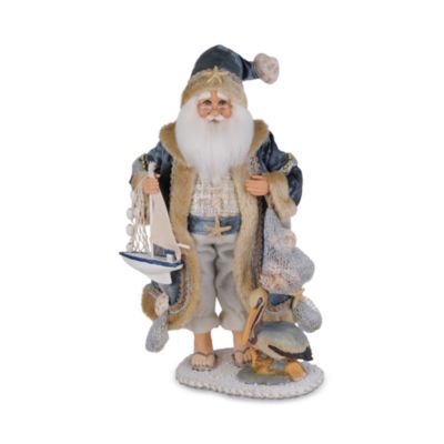 Pelican Beach Santa Figurine