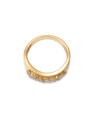 Diamond Scattered Band in 14K Yellow Gold, 0.4 tcw