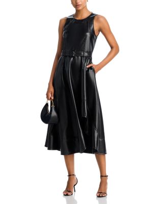 Zelda Faux Leather Dress