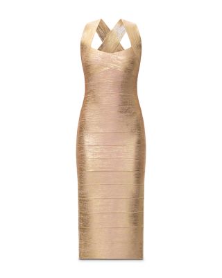 Foil Bodycon Dress
