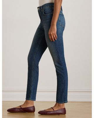 High Rise Straight Ankle Jean