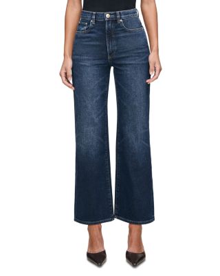 Karmine SculptSystem High Rise Ankle Refined Wide Leg Jeans in Dark Sea