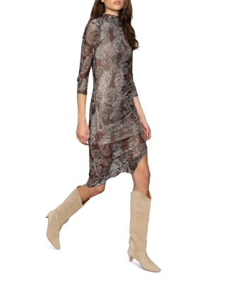 Night Out Mock Neck Dress