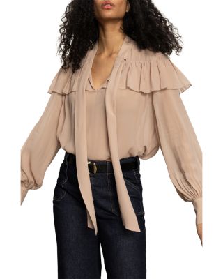 Fade Into You Ruffle Blouse