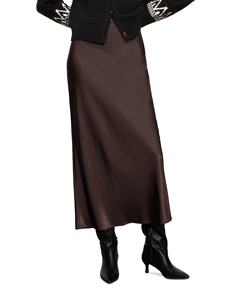 Sanctuary Maxi Skirt In Brown