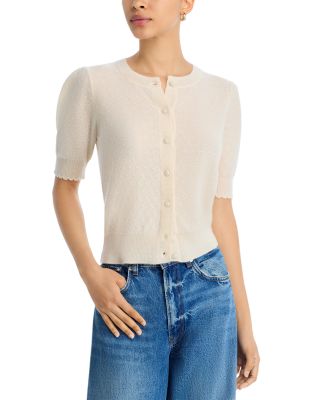 The Cashmere Pointelle Cardigan 