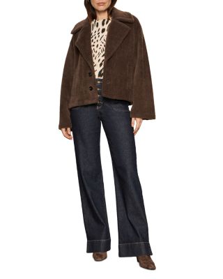 Fuzzy Leopard Sleeveless Sweater