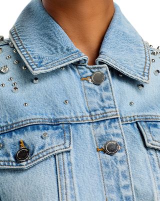 Diamonds In The Sky Denim Trucker Jacket
