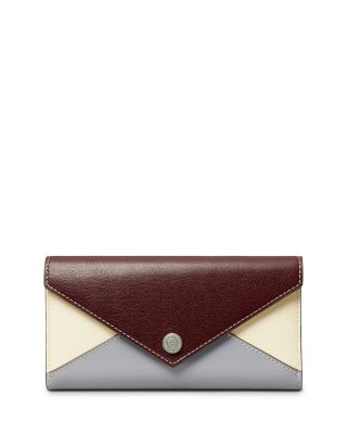 Color Block Envelope Wallet