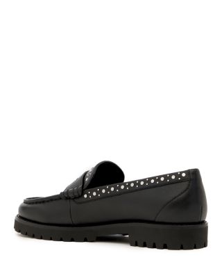 Women's Ellis Studded Leather Loafers