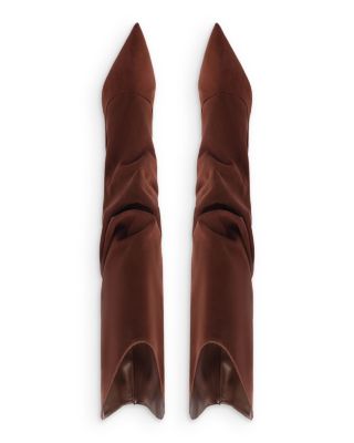 Women&#39;s Maryana Up Slouch Nubuck Leather Tall Boots