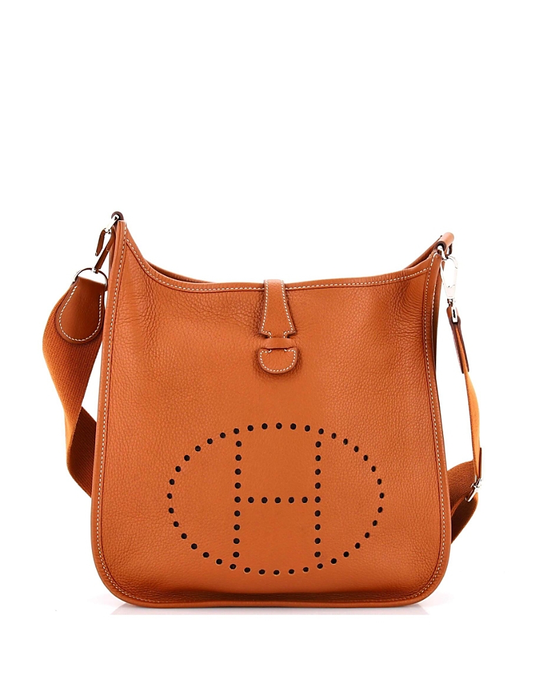 Pre-owned Pre-owned Hermes Hermes Pm Evelyne Bag Gen Iii Clemence In Brown