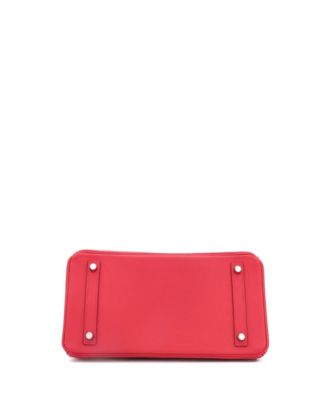  Birkin 30 Handbag Pink Epsom with Palladium Hardware