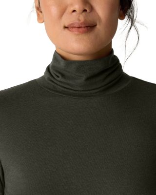 M&eacute;lange Turtleneck Top