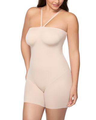 Strapless Mid Thigh Shaping Bodysuit