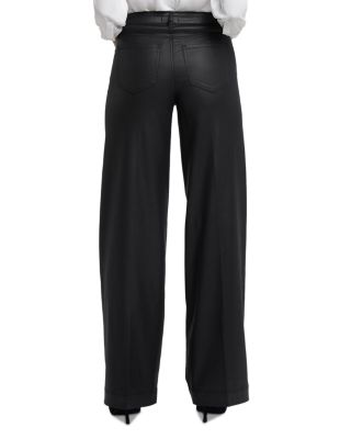 Coated Teresa Wide Leg Jeans