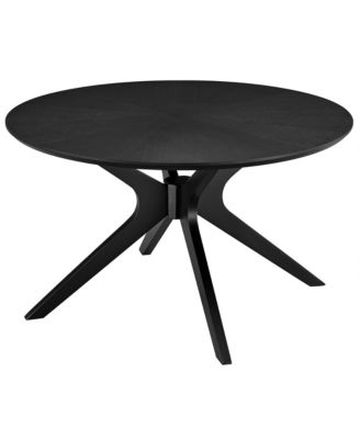  Crossroads Round Wood Coffee Table