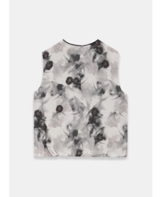  Women's Floral Print Sleeveless Top