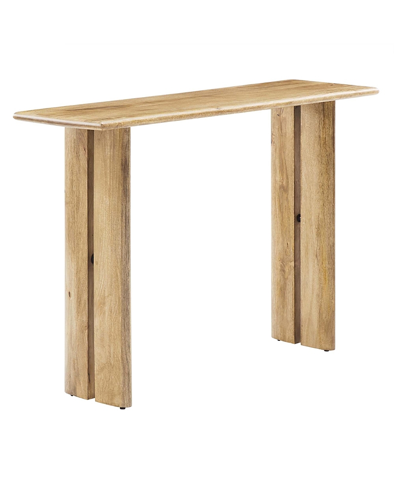 Modway Amistad Wood Console Table In Brown